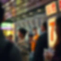Korean lottery draw event showcasing excitement
