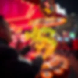 Visual representation of the excitement surrounding lottery winnings