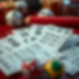 Conceptual representation of lottery tickets and probability analysis