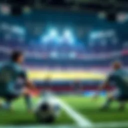 Dynamic sports streaming interface showcasing live events