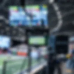 An advanced broadcasting setup for tennis events