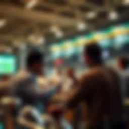 Illustration depicting the evolution of the betting industry