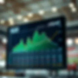 An analytical chart showcasing betting trends