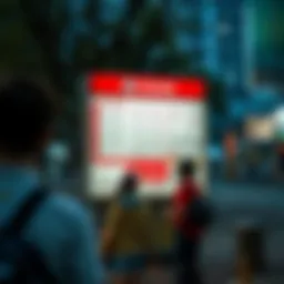 Illustration depicting the functionalities of a Toto site promotion bulletin board