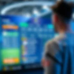 A modern betting platform interface showcasing various betting options